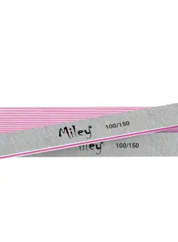 Pile Unghii 100/150 Miley, Drepte, Gri, 25 Buc