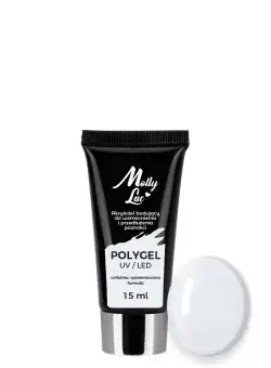 Polygel Molly Lac 15ml- Natural(alb laptos) - PML-BP15