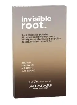Pudra Coloranta pentru Radacini - Alfaparf Milano Invisible Root Powder, nuanta Brown, 5 g