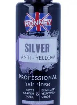 Ronney Professional Solutie de clatire pentru par blond Silver Anti-Yellow 150ml