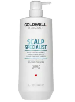 Sampon Curatare Profunda pentru Toate Tipurile de Par - Goldwell Dualsenses Scalp Specialist Deep Cleansing Shampoo, 1000 ml
