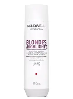 Sampon pentru Par Blond - Goldwell Dualsenses Blondes &amp; Highlights Anti-Yellow Shampoo 250ml
