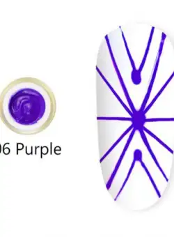 Spider Gel UV, Canni, Purple, 8 ml