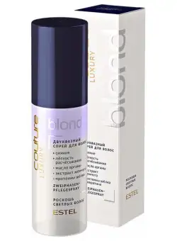 Spray bifazic pentru parul blond Luxury Blond Estel Haute Couture, 100 ml