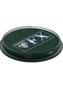 Vopsea pentru fata sau corp, Diamond FX Verde inchis Mat, 30 g