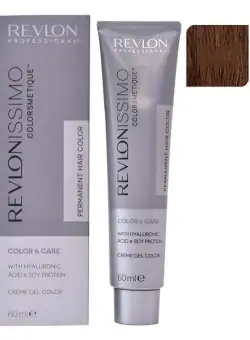 Vopsea Permanenta - Revlon Professional Revlonissimo Colorsmetique Permanent Hair Color, nuanta 5.35 Light Amber Brown, 60ml