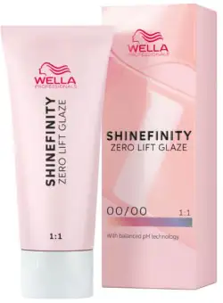 Vopsea translucida demipermanenta - Wella Professionals Shinefinity Zero Lift Glaze, nuanta 00/00 Crystal Glaze Booster ( transparent), 60 ml