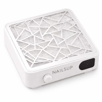 Aspirator NAILSUP Praf Unghii X10 Brushless, 48W, Alb