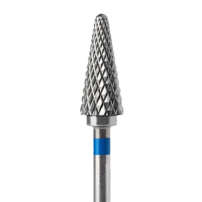Capăt Freză Bit Tungsten Carbide Albastru 6x14mm BTE-21A – Profesional pentru Gel și Acryl | Everin