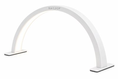 Lampă NAILSUP LED Half Moon pentru Manichiură si Cosmetica , Iluminare 180°, Lumină Soft, Profesională, Albă