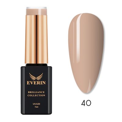 Ojă Semipermanentă Nude Everin Brilliance 40 7ml