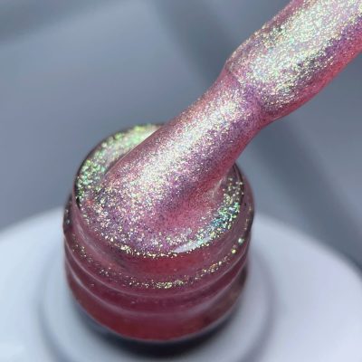 Ojă Semipermanentă Everin Mermaid 02 7ml - Roz Champagne Iridescent