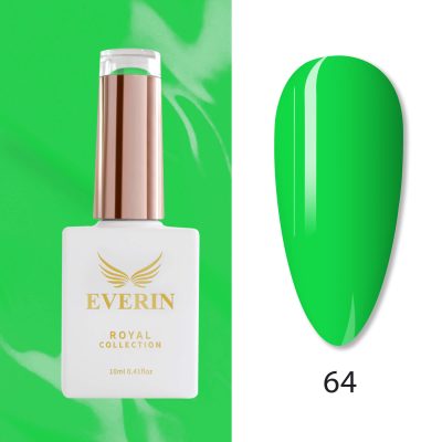 Oja Semipermanentă Everin Royal Collection 10 ml – 64 Royal Intense Green | Verde Intens