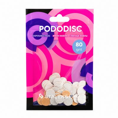 Rezerve Pododisc Staleks PRO 50 Buc XS 10 mm 80 Grit PDF-10-80W