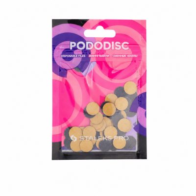 Set 50 Rezerve Abrazive Staleks PRO Pododisc XS 10 mm 80 Grit PDF-10-80