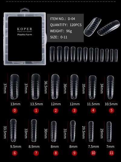 Tipsuri Smart Forms Numerotate Full Cover D-04 – 120 Buc | Everin