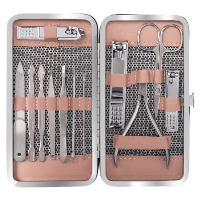 Trusa Manichiura SensoPRO Milano 12 piese - Powder Pink